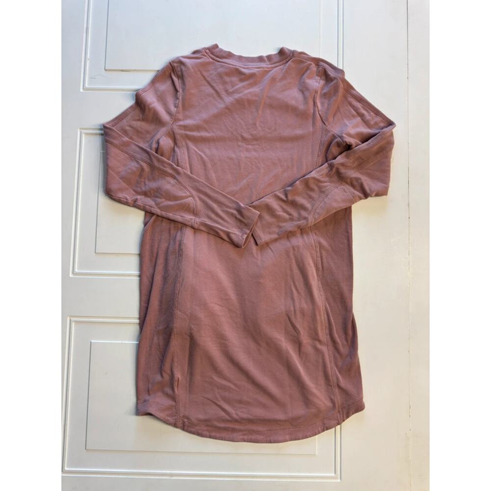 Athleta Women’s Sz S Pink Oversized Tunic Sweatshirt Sweater Dress - Picture 5 of 6